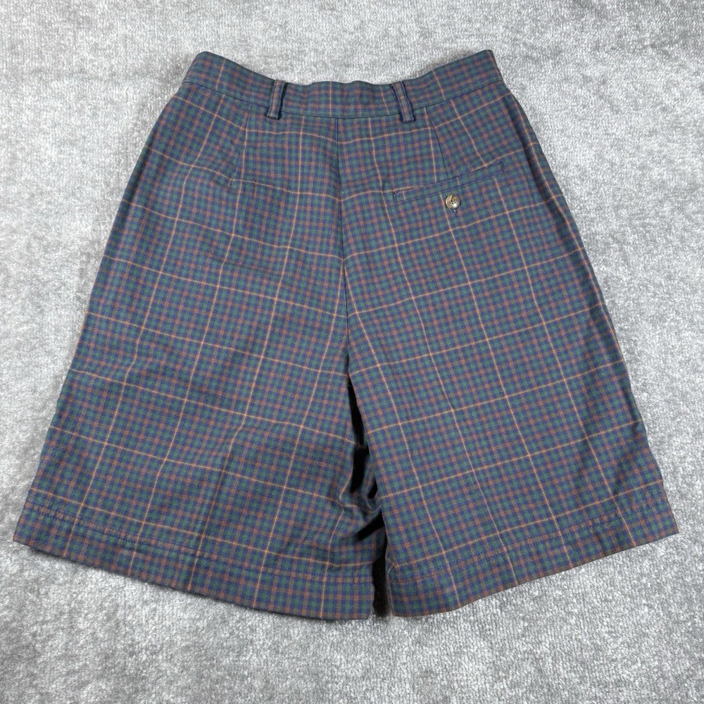 NWT Vintage Gap Short Women's 9/10 Pleated Front High Waist Dark Academia - Picture 2 of 7